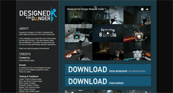 Desktop Screenshot of designedfordanger.com